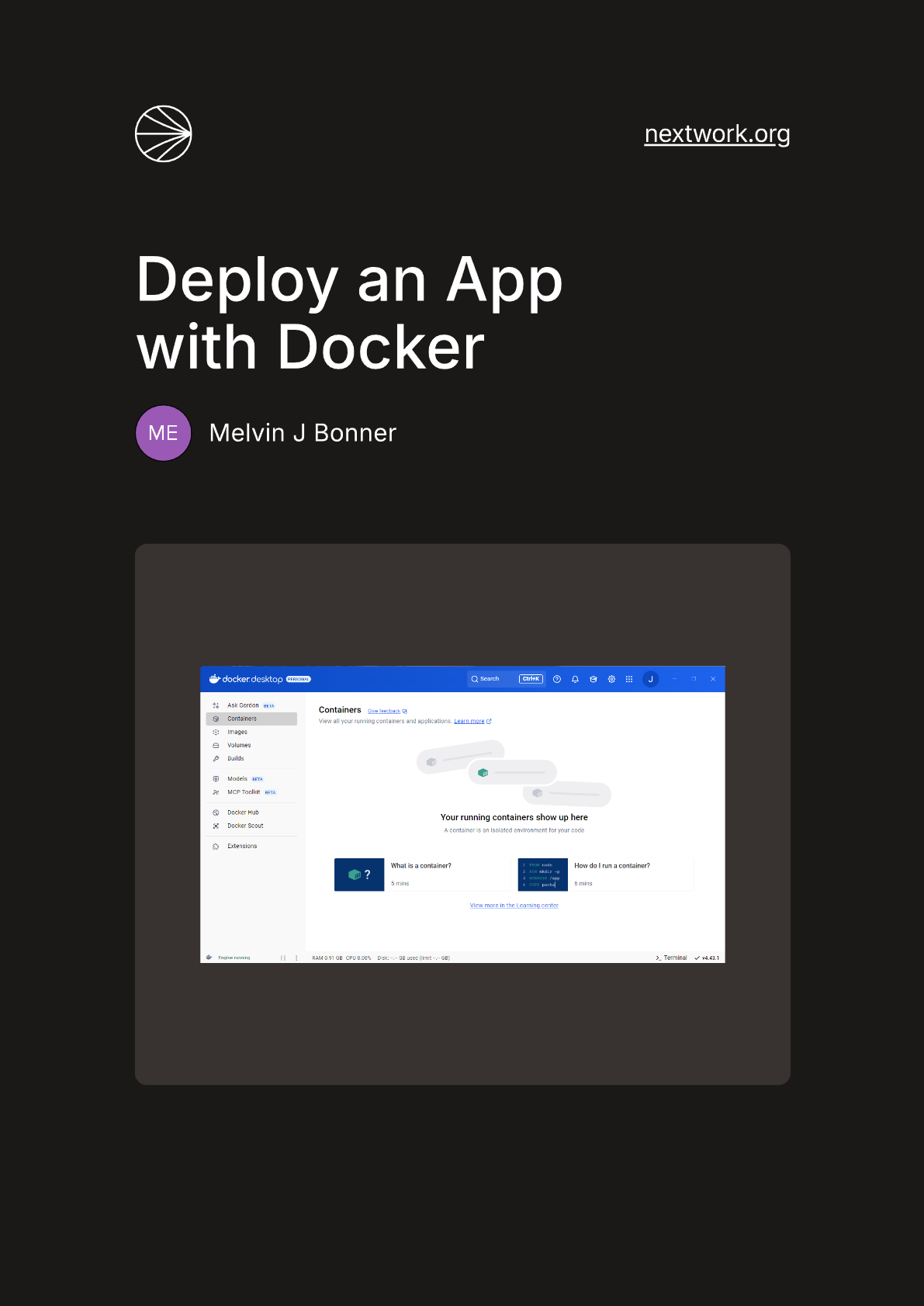 Deploy an App with Docker