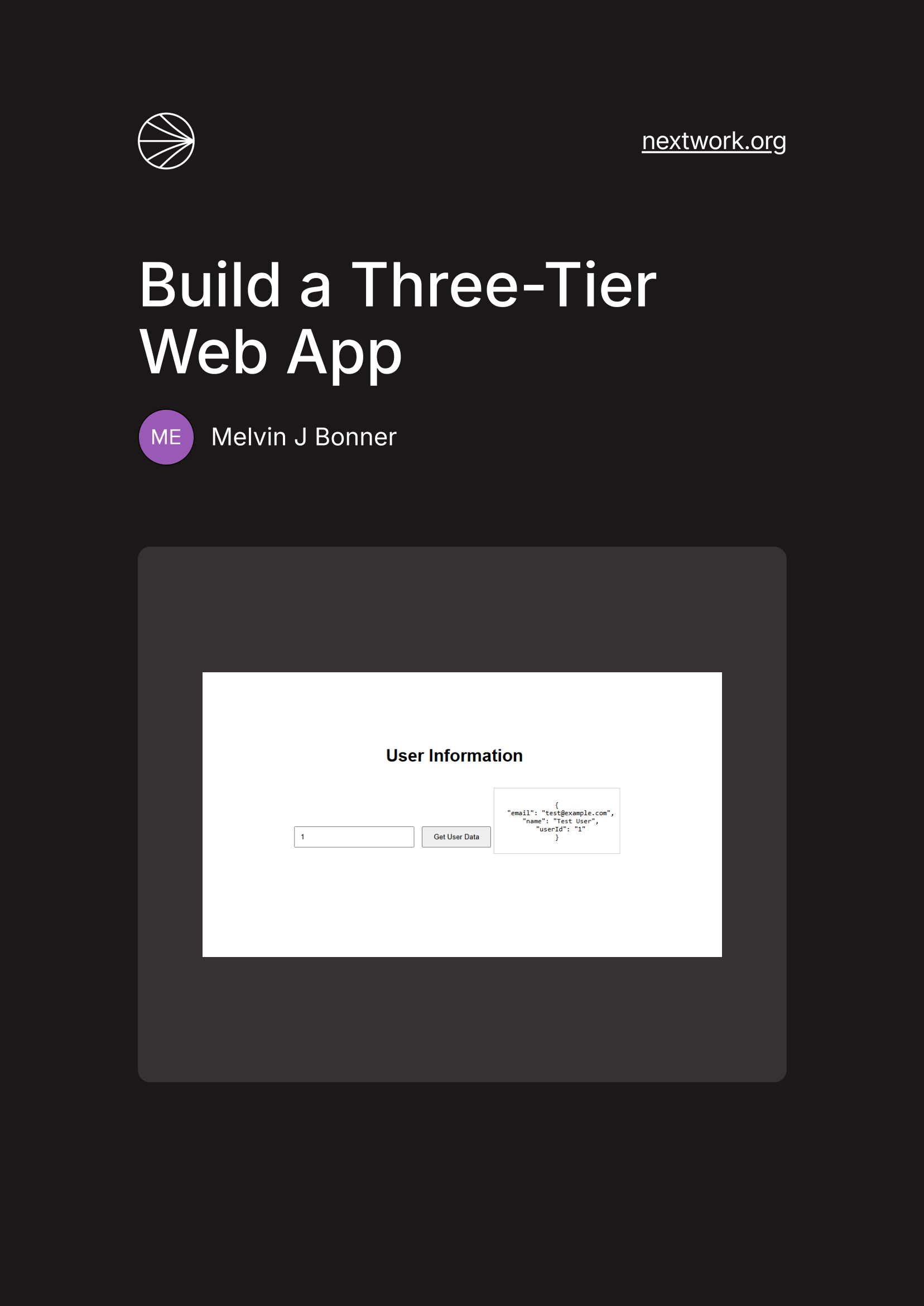 AWS Compute Three Tier Web Application
