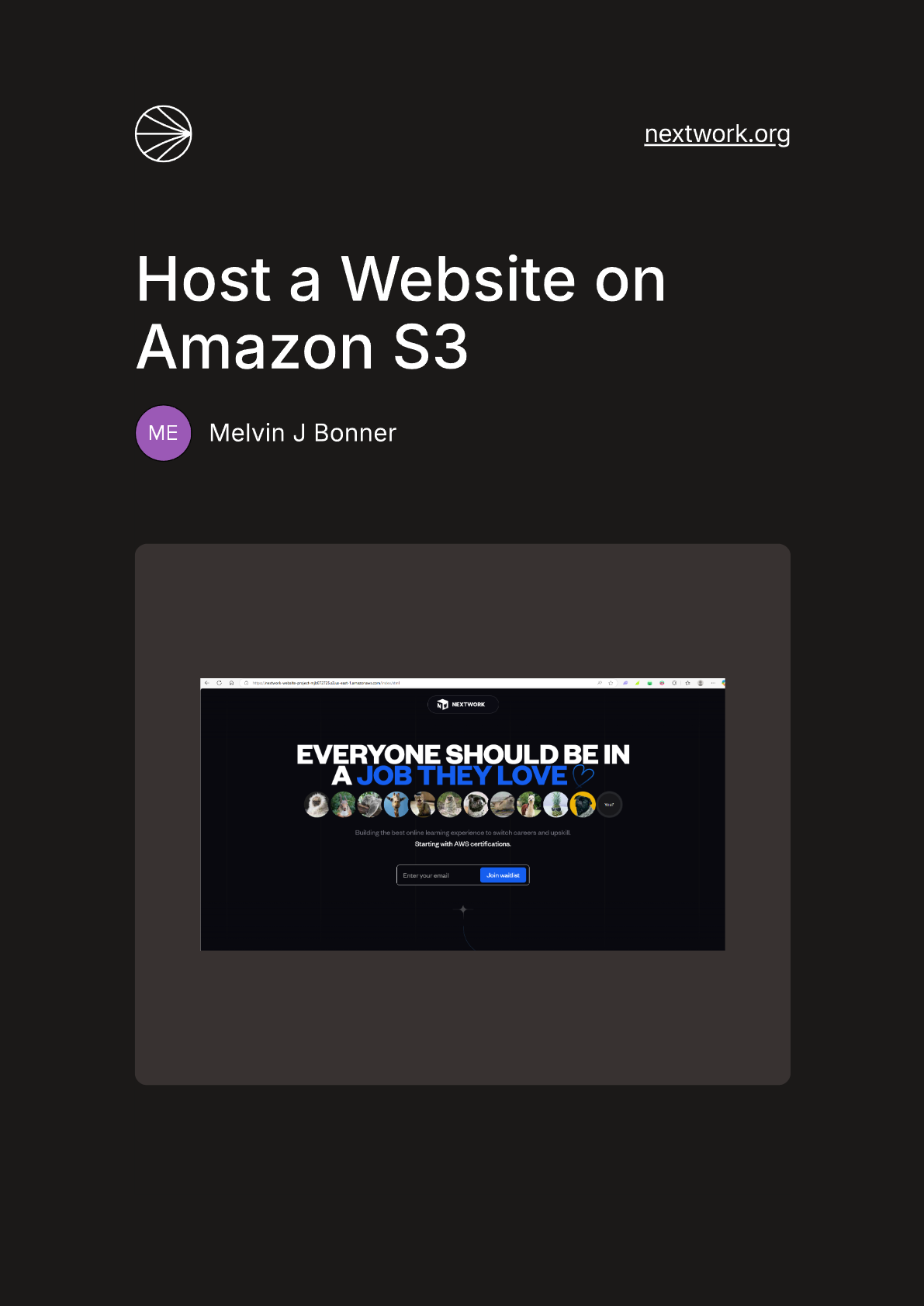 Host a Website on Amazon S3